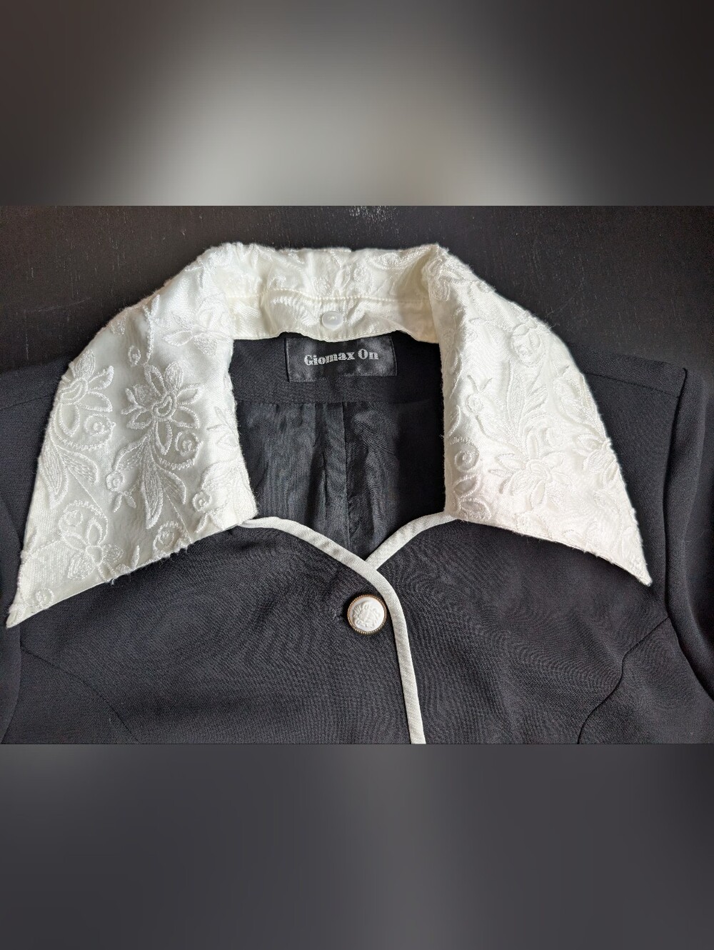 Vintage 90's Mini Dress in Black and White - Picture 4 of 10